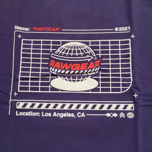 NWT RAWGEAR Men's 2021 Graphic Long Sleeve Shirt Size Large RG440 Color Navy - Picture 6 of 9